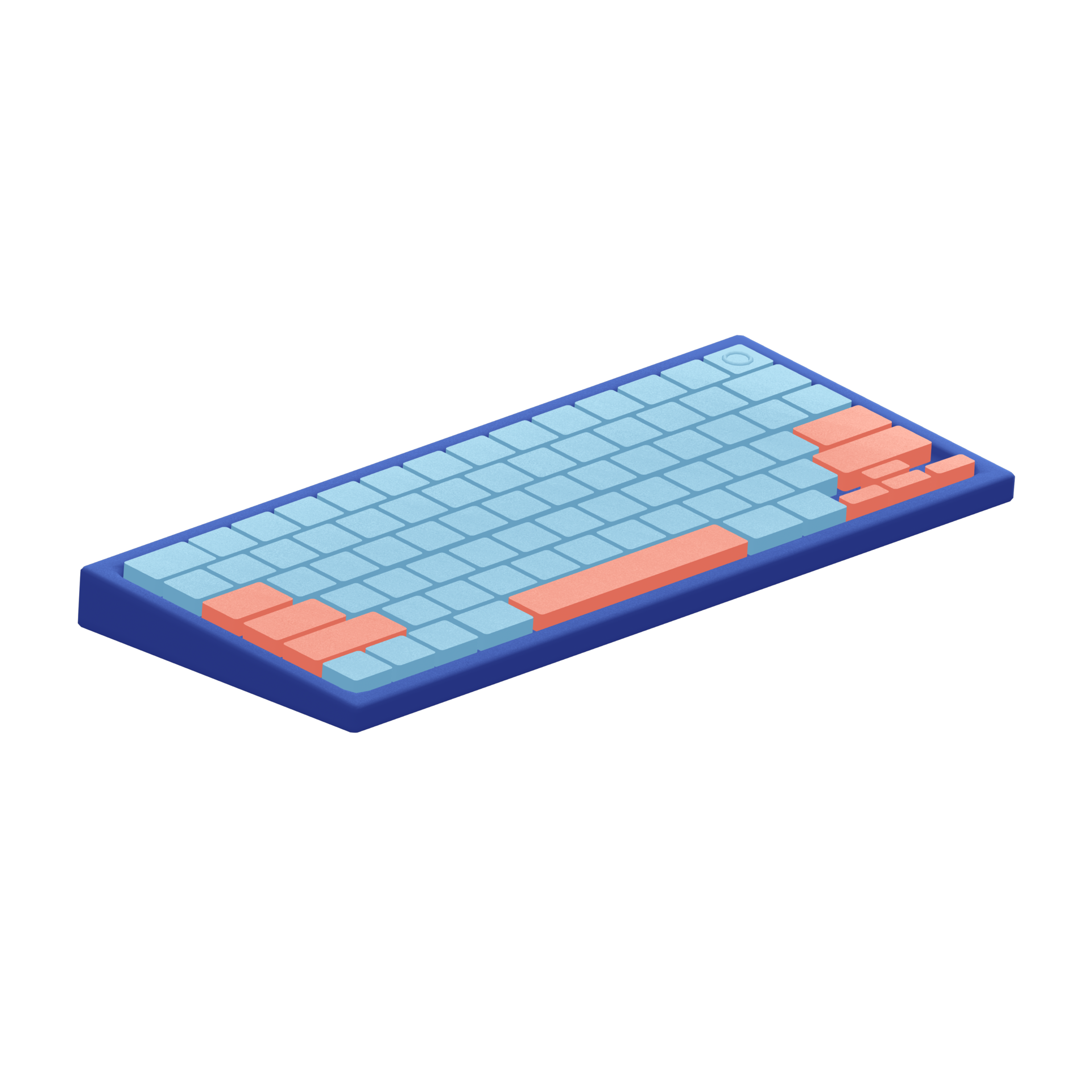 Clavier d'ordinateur en 3D